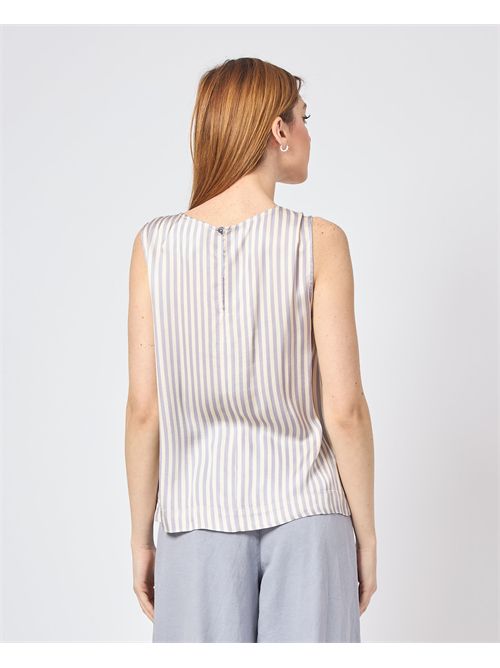 Alessia Santi Striped Blouse with Round Neck ALESSIA SANTI | 511SD45070519020-01